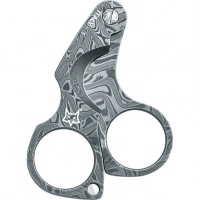 Нож для сигар Fox Damascus Figaro Cigar Cutter, сталь дамаск, рукоять дамаск купить в Волжском