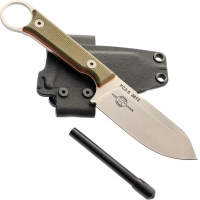 Нож White River FIRECRAFT 3.5 Pro StoneWash, сталь CPM S35VN, рукоять G10 зеленая/оранжевая купить в Волжском