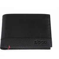 Портмоне ZIPPO с защитой от сканирования RFID, чёрное, натуральная кожа, 1229 см купить в Волжском